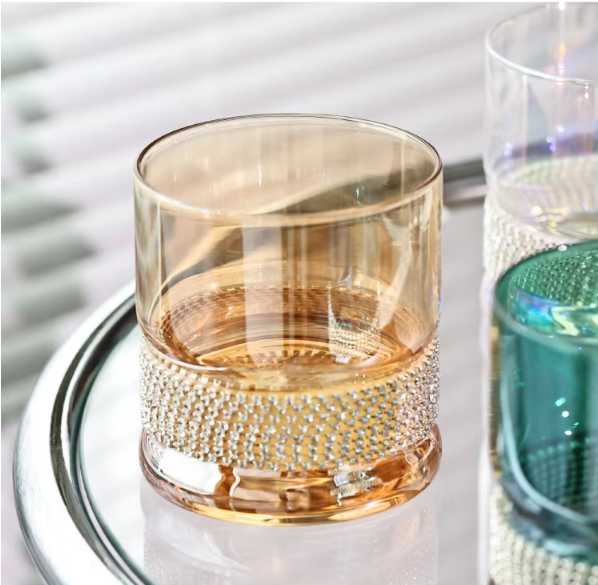Diamond-wrapped cup
