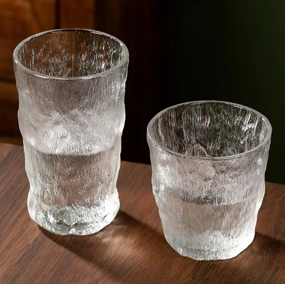 Ice-patterned cup