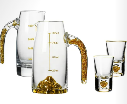 Gold-Leaf Wine Pourer