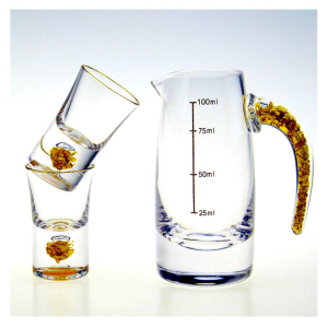 分酒器5 Gold-Leaf Wine Pourer