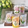 Hand-painted ice-patterned cup