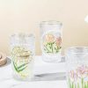 Hand-painted ice-patterned cup