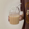Striped Straw Cup