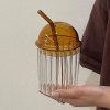 Striped Straw Cup
