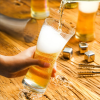 Ribbed Beer Glass