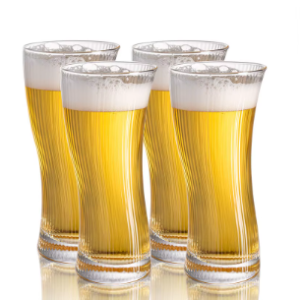 竖棱啤酒3 Ribbed Beer Glass