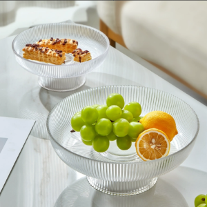 竖纹果盘1 Vertical-Striped Fruit Plate