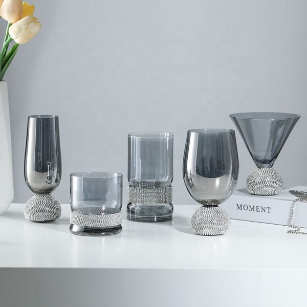 Diamond-wrapped cup