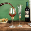 Diamond-encrusted stemmed goblet