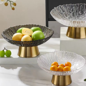 贵族妖娆4 Water-Patterned Stilted Fruit Bowl